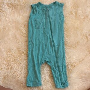 Teal Sleeveless Romper